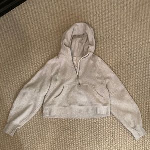 COPY - Lululemon heather gray half zip scuba!